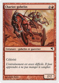 Goblin Chariot (French) - "Chariot gobelin" - Magic Encyclopedia 2005 (Salvat/Hachette) (PSAL) #I4 - Common Magic: The Gathering Trading Card