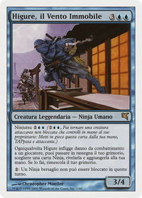Higure, the Still Wind (Italian) - "Higure, il Vento Immobile" - Magic Encyclopedia 2005 (Salvat/Hachette) (PSAL) #E1 - Rare Magic: The Gathering Trading Card