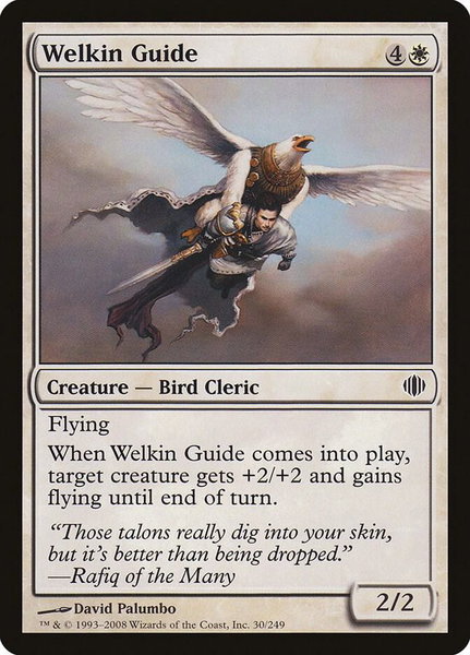 Welkin Guide trading card from Shards of Alara Welkin Guide - Shards of Alara Magic: The Gathering trading card