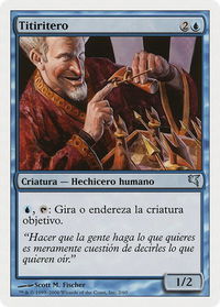Puppeteer (Spanish) - "Titiritero" - Magic Encyclopedia 2005 (Salvat/Hachette) (PSAL) #H2 - Uncommon Magic: The Gathering Trading Card