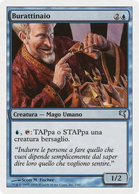 Puppeteer (Italian) - "Burattinaio" - Magic Encyclopedia 2005 (Salvat/Hachette) (PSAL) #H2 - Uncommon Magic: The Gathering Trading Card