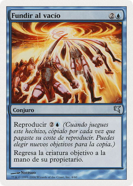 Vacuumelt (Spanish) - "Fundir al vacío" - Magic Encyclopedia 2005 (Salvat/Hachette) Magic: The Gathering trading card
