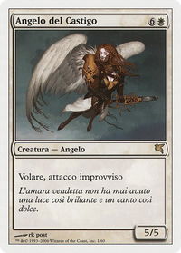 Angel of Retribution (Italian) - "Angelo del Castigo" - Magic Encyclopedia 2005 (Salvat/Hachette) (PSAL) #G1 - Rare Magic: The Gathering Trading Card