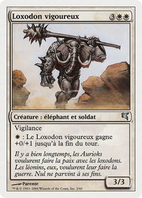 Loxodon Stalwart (French) - "Loxodon vigoureux" - Magic Encyclopedia 2005 (Salvat/Hachette) (PSAL) #G2 - Uncommon Magic: The Gathering Trading Card