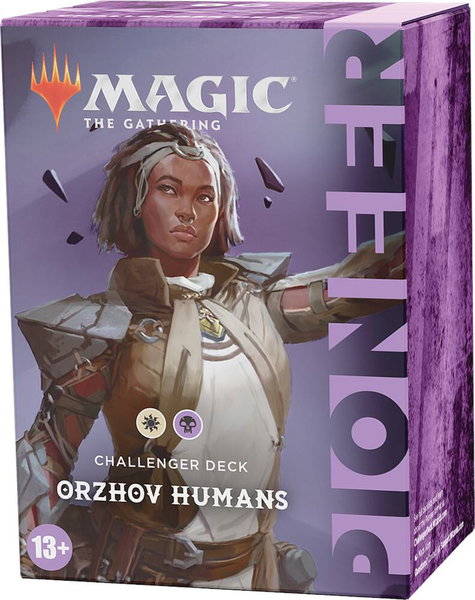 Pioneer Challenger Deck 2022: Orzhov Humans trading card from Challenger Decks Pioneer Challenger Deck 2022: Orzhov Humans - Challenger Decks Magic: The Gathering trading card