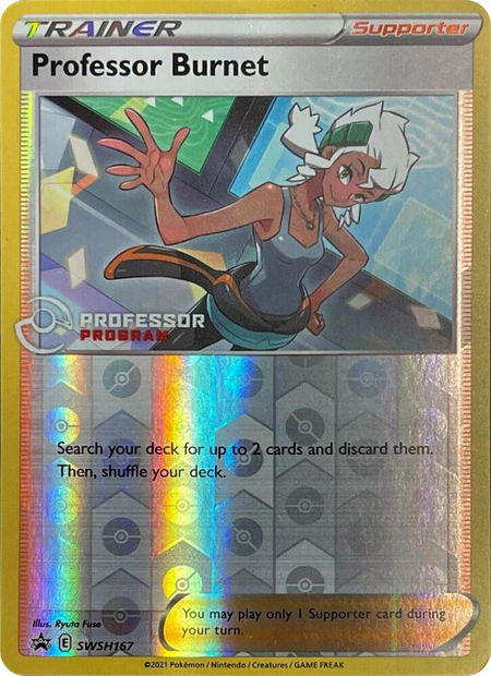 Professor Burnet - SWSH167 (2021) - Professor Program Promos Pokémon trading card