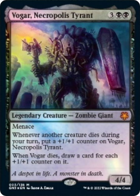 Vogar, Necropolis Tyrant - Magic Game Night: Free-For-All Magic: The Gathering trading card