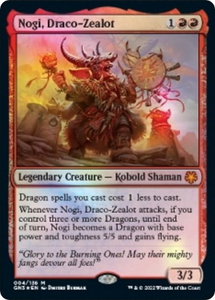 Nogi, Draco-Zealot - Magic Game Night: Free-For-All (GN3) #4 - Mythic Rare Magic: The Gathering Trading Card