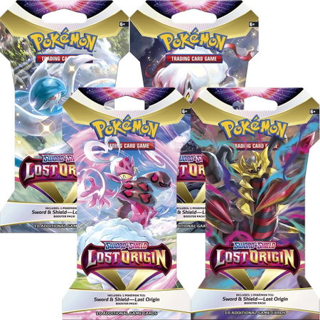 Lost Origin Sleeved Booster Pack Art Bundle [Set of 4] - SWSH11: Lost Origin Pokémon trading card