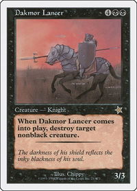Dakmor Lancer - Starter 1999 (S99) #71 - Rare Magic: The Gathering Trading Card
