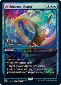 Archmage's Charm (Top 8) - Game Day & Store Championship Promos (GAME) #2 - Promo Magic: The Gathering Trading Card