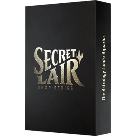 Secret Lair Drop: Astrology Lands (Aquarius) - Non-Foil Edition - Secret Lair Drop Series Magic: The Gathering trading card