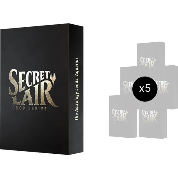 Secret Lair Drop: Astrology Lands (Aquarius) Bundle - Non-Foil Edition trading card from Secret Lair Drop Series Secret Lair Drop: Astrology Lands (Aquarius) Bundle - Non-Foil Edition - Secret Lair Drop Series Magic: The Gathering trading card