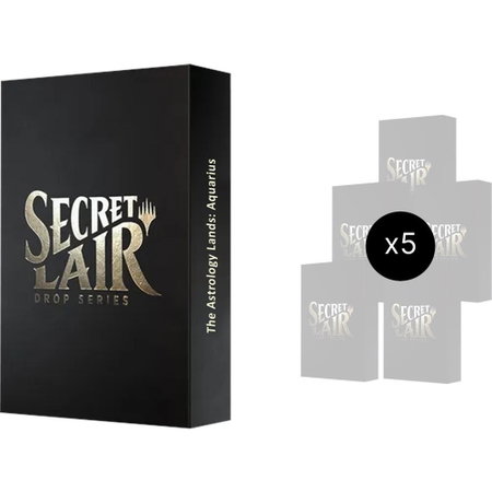 Secret Lair Drop: Astrology Lands (Aquarius) Bundle - Non-Foil Edition trading card from Secret Lair Drop Series Secret Lair Drop: Astrology Lands (Aquarius) Bundle - Non-Foil Edition - Secret Lair Drop Series Magic: The Gathering trading card