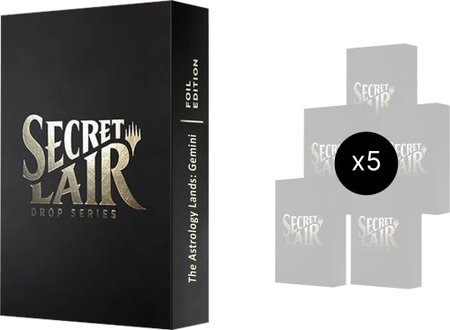 Secret Lair Drop: Astrology Lands (Gemini) Bundle - Traditional Foil Edition - Secret Lair Drop Series Magic: The Gathering trading card