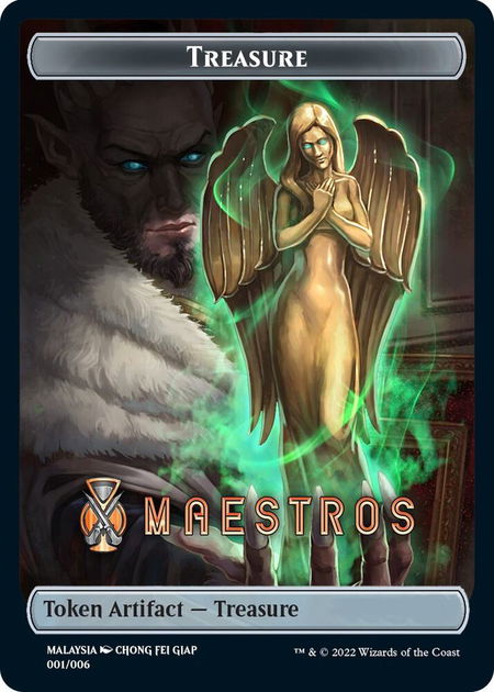 Treasure Token (Maestros) [SEA Exclusive] - Streets of New Capenna Magic: The Gathering trading card