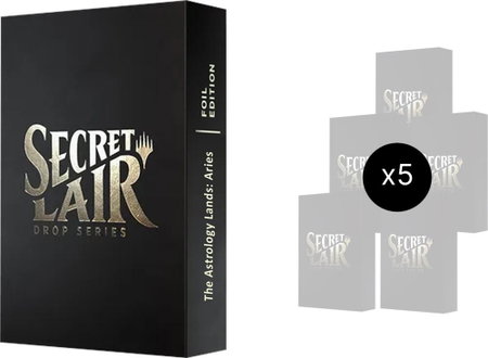 Secret Lair: Astrology Lands (Aries) Bundle - Traditional Foil Edition - Secret Lair Drop Series Magic: The Gathering trading card
