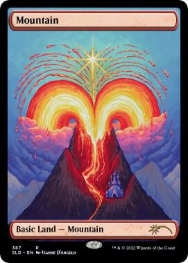 Mountain (387) - Secret Lair Drop Series Magic: The Gathering trading card