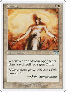 Warmth - Classic Sixth Edition (6ED) #52 - Uncommon Magic: The Gathering Trading Card