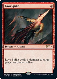 Lava Spike - Pro Tour Promos (PTP) #1 - Promo Magic: The Gathering Trading Card