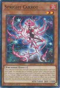 Spright Carrot - Power of the Elements (POTE) #POTE-EN007 - Common / Short Print YuGiOh Trading Card