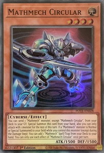 Mathmech Circular - Power of the Elements (POTE) #POTE-EN028 - Super Rare YuGiOh Trading Card