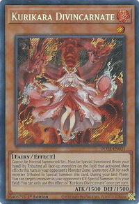 Kurikara Divincarnate - Power of the Elements (POTE) #POTE-EN031 - Secret Rare YuGiOh Trading Card
