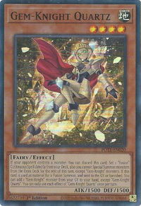 Gem-Knight Quartz - Power of the Elements (POTE) #POTE-EN020 - Super Rare YuGiOh Trading Card