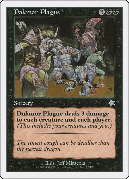 Dakmor Plague - Starter 1999 Magic: The Gathering trading card