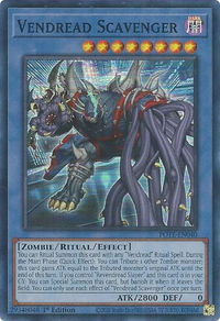Vendread Scavenger - Power of the Elements (POTE) #POTE-EN040 - Super Rare YuGiOh Trading Card