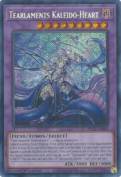 Tearlaments Kaleido-Heart - Power of the Elements YuGiOh trading card