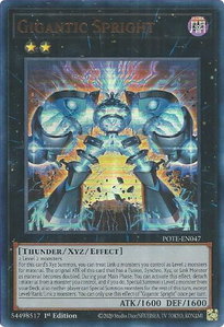 Gigantic Spright - Power of the Elements (POTE) #POTE-EN047 - Ultra Rare YuGiOh Trading Card