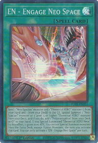EN - Engage Neo Space - Power of the Elements (POTE) #POTE-EN051 - Super Rare YuGiOh Trading Card
