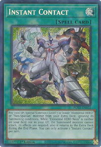 Instant Contact - Power of the Elements (POTE) #POTE-EN052 - Secret Rare YuGiOh Trading Card