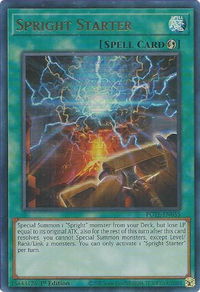 Spright Starter - Power of the Elements (POTE) #POTE-EN055 - Ultra Rare YuGiOh Trading Card