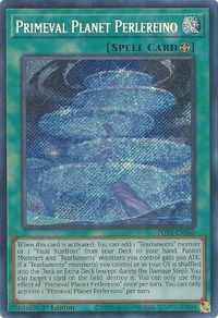 Primeval Planet Perlereino - Power of the Elements (POTE) #POTE-EN060 - Secret Rare YuGiOh Trading Card