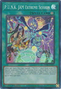 P.U.N.K. JAM Extreme Session - Power of the Elements (POTE) #POTE-EN065 - Super Rare YuGiOh Trading Card