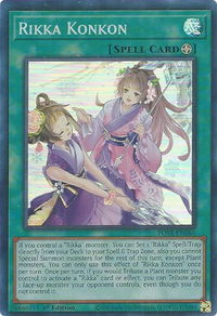 Rikka Konkon - Power of the Elements (POTE) #POTE-EN066 - Super Rare YuGiOh Trading Card
