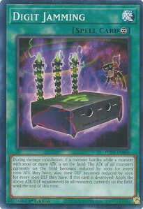 Digit Jamming - Power of the Elements (POTE) #POTE-EN068 - Common / Short Print YuGiOh Trading Card