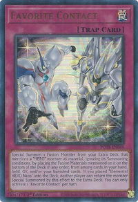 Favorite Contact - Power of the Elements (POTE) #POTE-EN069 - Ultra Rare YuGiOh Trading Card