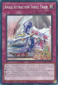 Amaze Attraction Thrill Train - Power of the Elements (POTE) #POTE-EN077 - Common / Short Print YuGiOh Trading Card