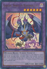Garura, Wings of Resonant Life - Power of the Elements (POTE) #POTE-EN082 - Ultra Rare YuGiOh Trading Card