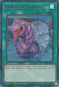 Moray of Avarice - Power of the Elements (POTE) #POTE-EN084 - Ultra Rare YuGiOh Trading Card