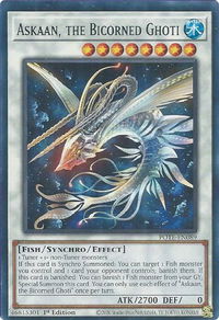 Askaan, the Bicorned Ghoti - Power of the Elements (POTE) #POTE-EN089 - Common / Short Print YuGiOh Trading Card