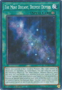 The Most Distant, Deepest Depths - Power of the Elements (POTE) #POTE-EN090 - Common / Short Print YuGiOh Trading Card