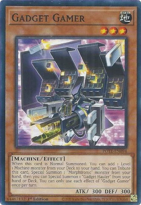 Gadget Gamer - Power of the Elements YuGiOh trading card