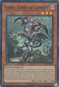Loris, Lady of Lament - Power of the Elements (POTE) #POTE-EN092 - Super Rare YuGiOh Trading Card
