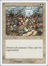 Wrath of God - Classic Sixth Edition (6ED) #54 - Rare Magic: The Gathering Trading Card