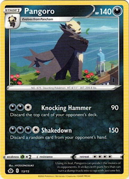 Pangoro - 13/15 - McDonald's Promos 2022 Pokémon trading card