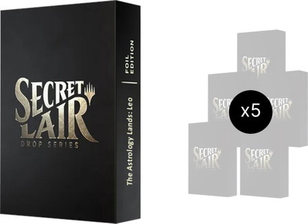 Secret Lair Drop: Astrology Lands (Leo) Bundle - Traditional Foil Edition - Secret Lair Drop Series Magic: The Gathering trading card